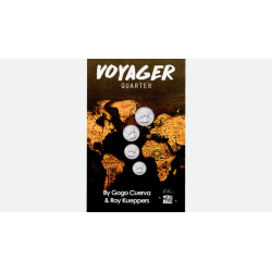 Voyager US Quarter (Gimmick and Online Instruction) by GoGo Cuerva - Trick