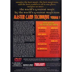World's Greatest Magic: Master Card Technique Volume 3 - DVD