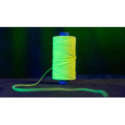 WGM UV GLOW GYPSY THREAD YELLOW REFILL SPOOL by Murphy's Magic - Trick