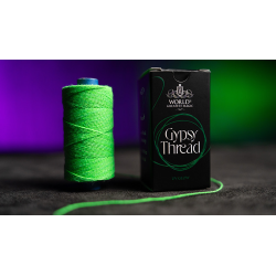 WGM UV GLOW GYPSY THREAD GREEN REFILL SPOOL by Murphy's Magic - Trick