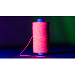 WGM UV GLOW GYPSY THREAD PINK REFILL SPOOL by Murphy's Magic - Trick