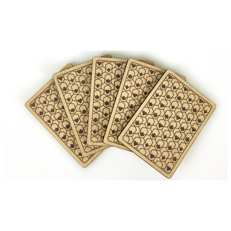 Wooden ESP Cards by Joker Magic