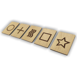 Wooden ESP Cards by Joker Magic