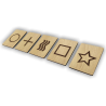 Wooden ESP Cards by Joker Magic