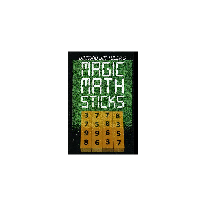 Magic Math Sticks (Wooden) by Diamond Jim Tyler - Trick