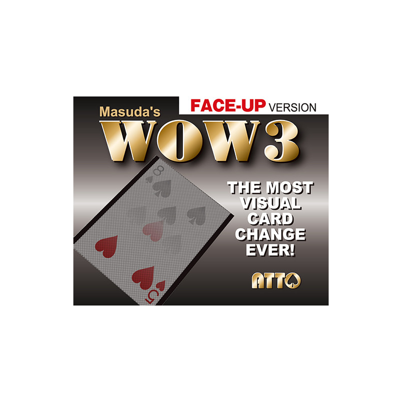 WOW 3 Face-Up (Gimmick and Online Instructions) by Katsuya Masuda - Trick