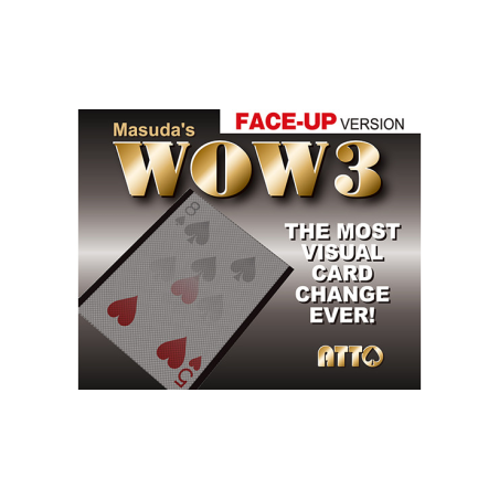 WOW 3 Face-Up (Gimmick and Online Instructions) by Katsuya Masuda - Trick