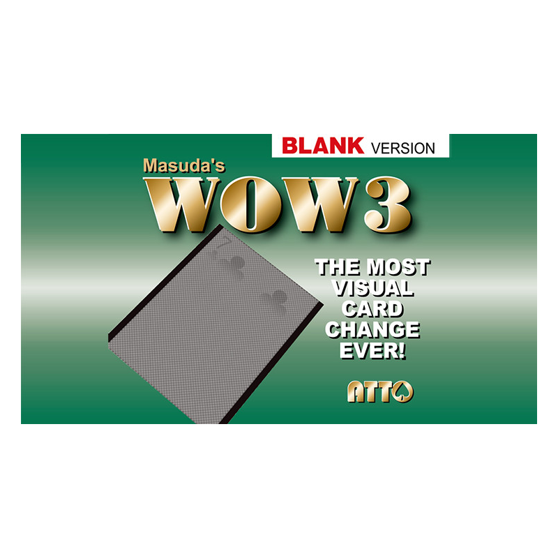 WOW 3.0 Blank (Gimmick and Online Instruction) by Masuda - Trick
