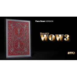 WOW 3 Face-DOWN (Gimmick and Online Instructions) by Katsuya Masuda - Trick