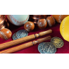 Wooden wand PRO (Bold Brown) by Harry He and Bacon Magic - Trick