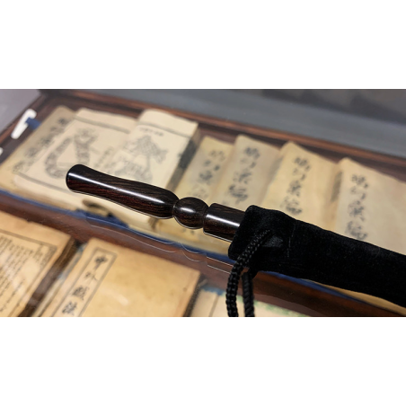 Wooden wand PRO (Standard Black) by Harry He and Bacon Magic - Trick