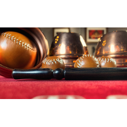 Wooden wand PRO (Standard Black) by Harry He and Bacon Magic - Trick