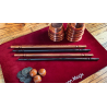 Wooden wand PRO (Standard Black) by Harry He and Bacon Magic - Trick