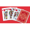 Red Roses Gold Foil Playing Cards (Fully Marked)