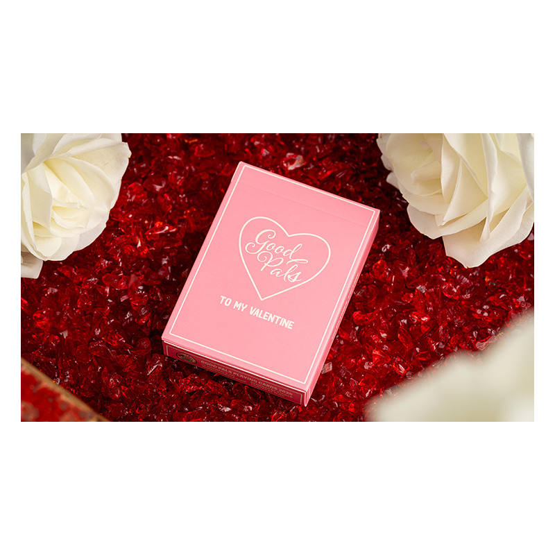Good Pals Valentine's Pink Playing Cards