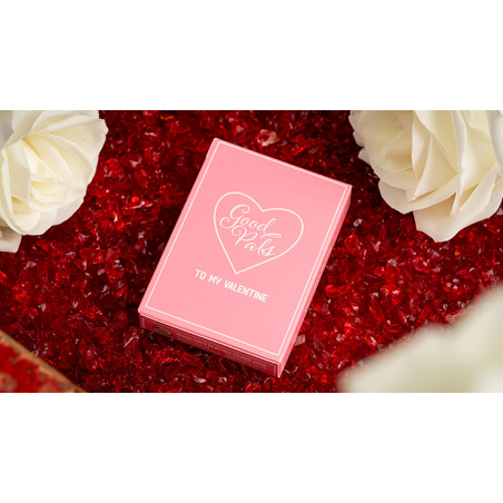 Good Pals Valentine's Pink Playing Cards
