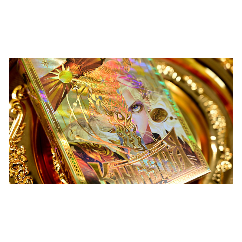 King Arthur V2 (Golden Dawn) Playing Cards by KING STAR