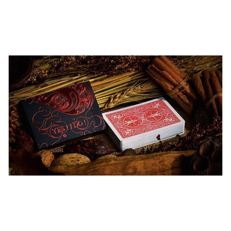 Love Promise of Vow (Red) Playing Cards by The Bocopo Playing Card Company
