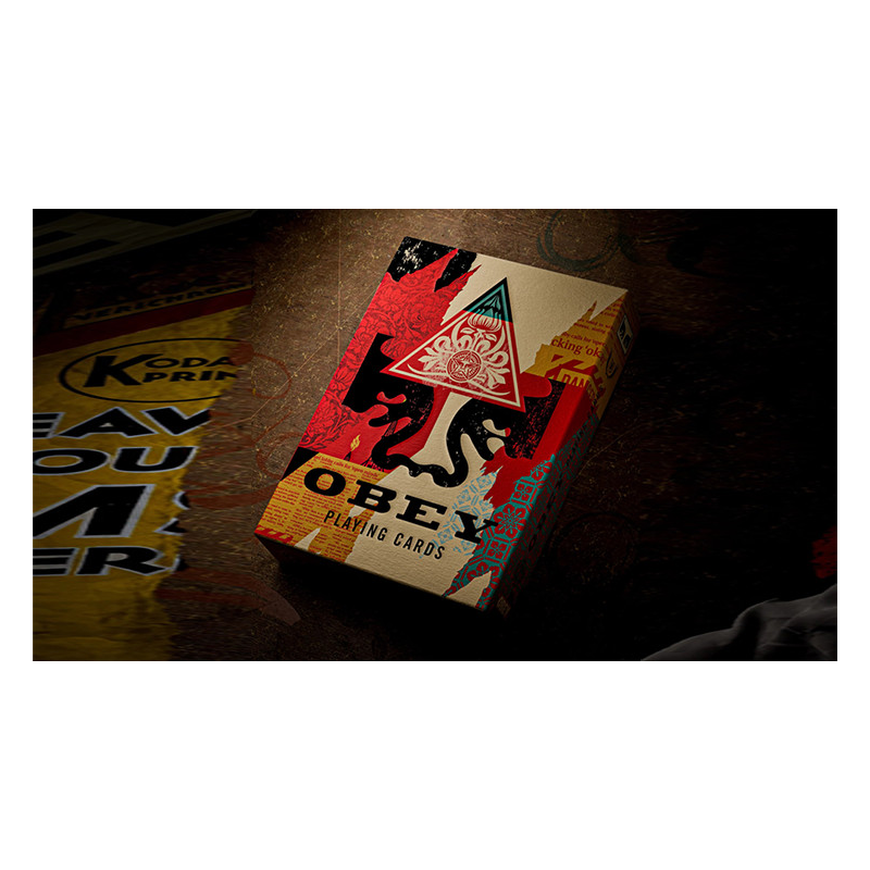 Obey Collage Edition Playing Cards by theory11
