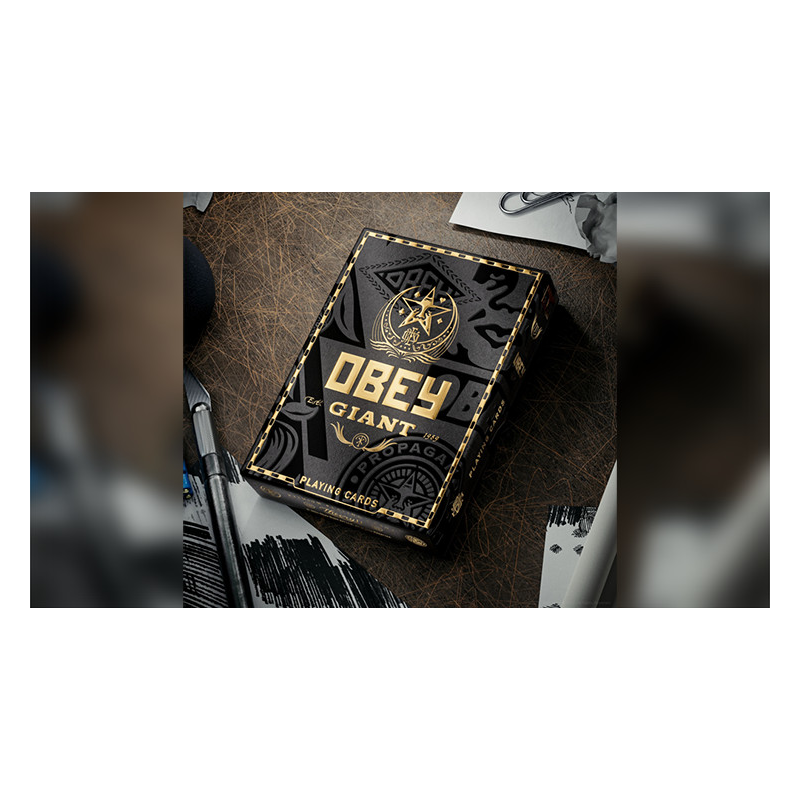 Obey Gold Edition Playing Cards by theory11