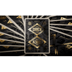 Obey Gold Edition Playing Cards by theory11