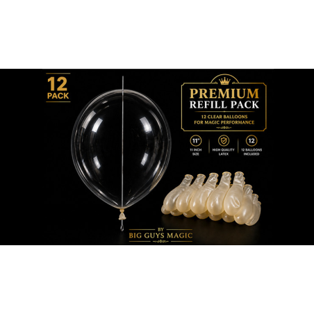 Needle Through Balloon Refill Pack (12 Count) by Big Guy's Magic