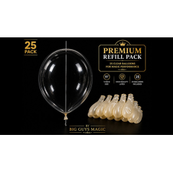 Needle Through Balloon Refill Pack (25 Count) by Big Guy's Magic