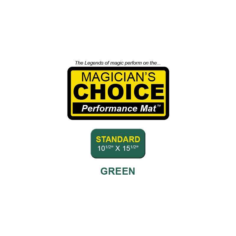 Standard Close-Up Mat (GREEN - 10.5x15.5) by Ronjo - Trick