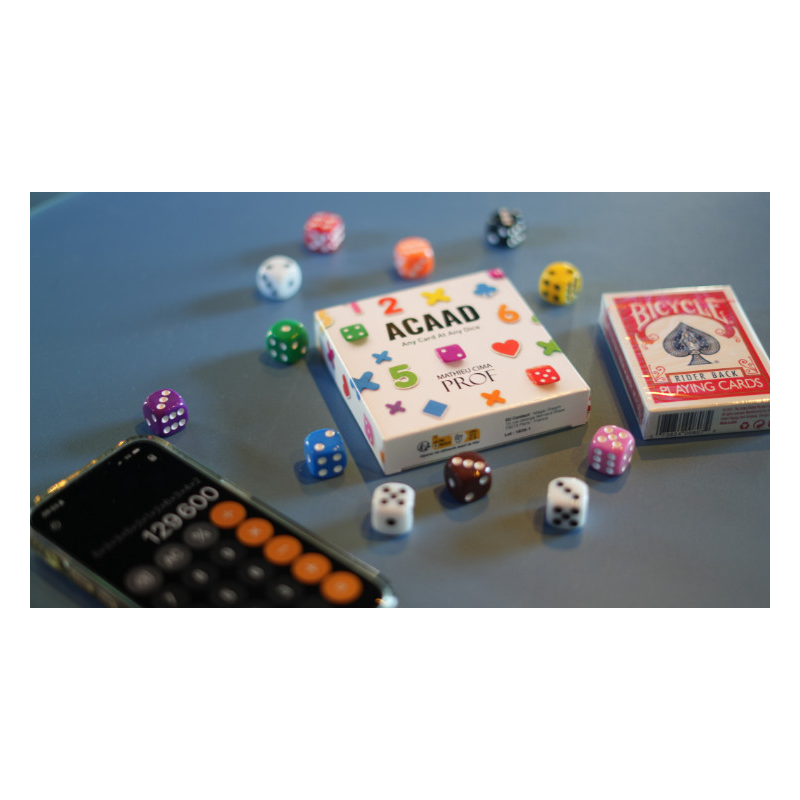 ACAAD - Any Card at Any Dice by Mathieu Cima (Red)