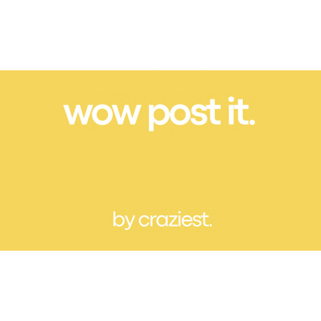 WOW Post-it by Craziest