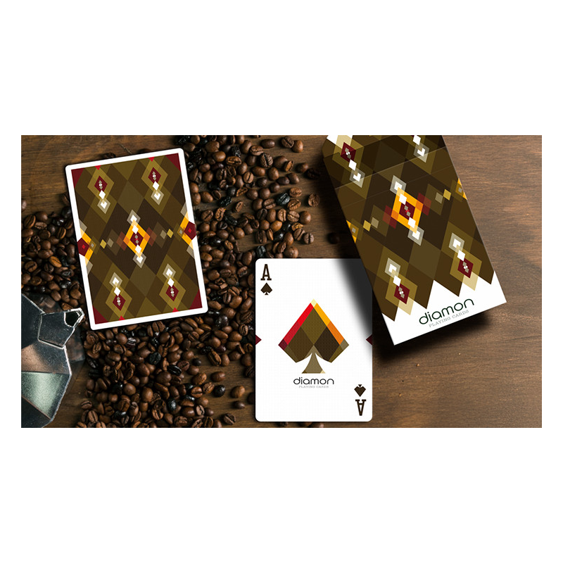 Diamon Playing Cards N° 27 Dark Roast by Dutch Card House Company