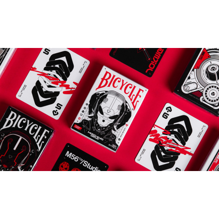 Bicycle Machine56 R-TYPE/3 White Playing Cards by RunIt Decks