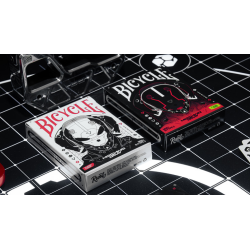 Bicycle Machine56 R-TYPE/3 White Playing Cards by RunIt Decks