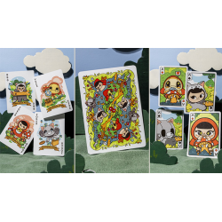 Bicycle Paper Royals Red Riding Hood Playing Cards by RunIt Decks