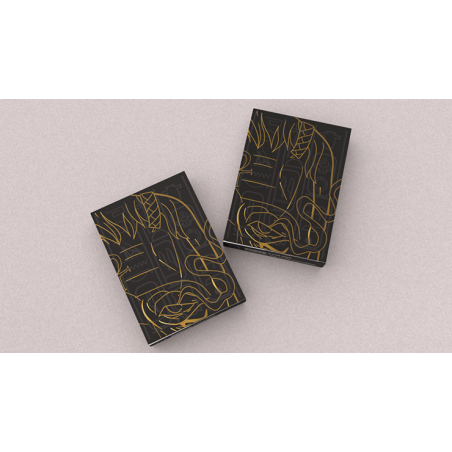 Frankenstein Series Egypt Edition (Gilded) Playing Cards