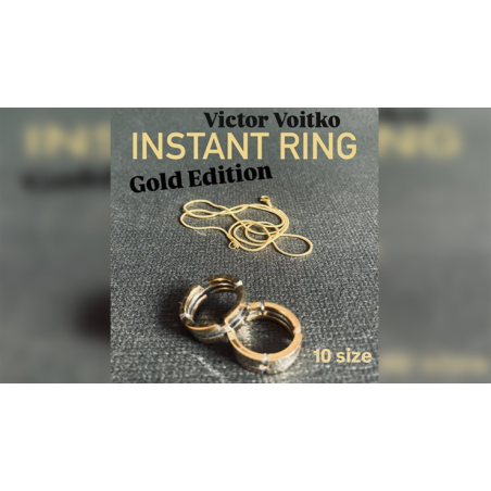 Instant Ring (silver/gold, Size 10) by Viktor Voitko
