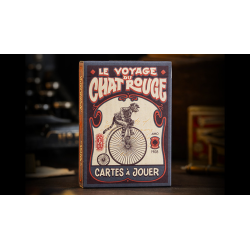 Le Voyage Du Chat Rouge Playing Cards by Stockholm17