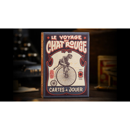 Le Voyage Du Chat Rouge Playing Cards by Stockholm17