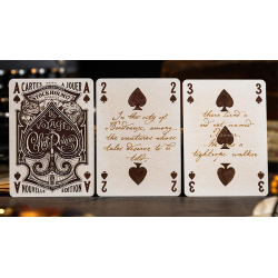 Le Voyage Du Chat Rouge Playing Cards by Stockholm17