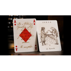 Le Voyage Du Chat Rouge Playing Cards by Stockholm17