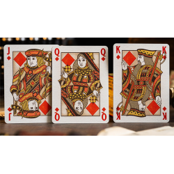 Le Voyage Du Chat Rouge Playing Cards by Stockholm17