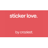 Sticker Love by Craziest