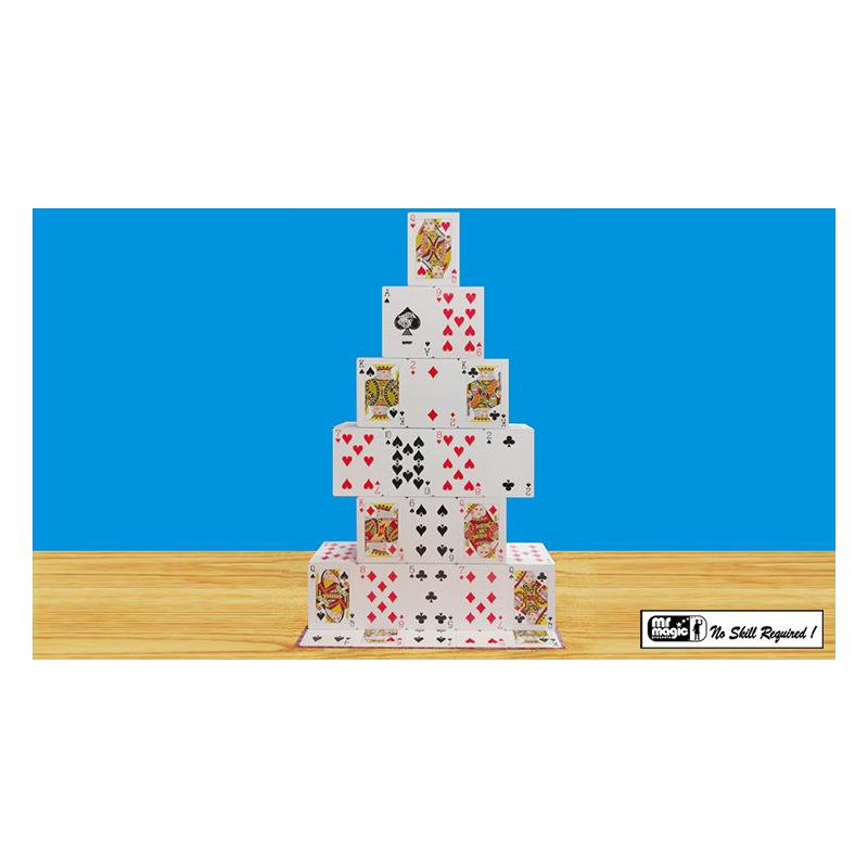 RISING CARD CASTLE by Mr. Magic - Trick