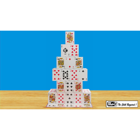 RISING CARD CASTLE by Mr. Magic - Trick