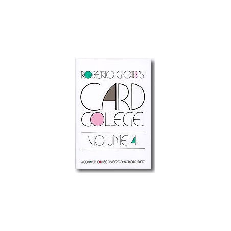 Card College Volume 4 by Roberto Giobbi - Book