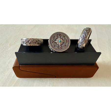 Coin Vault Case and Display Set (Brown)