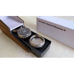 Coin Vault Case and Display Set (Brown)