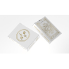 Black Roses White Gold Foil Playing Cards