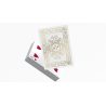 Black Roses White Gold Foil Playing Cards