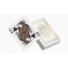 Black Roses White Gold Foil Playing Cards